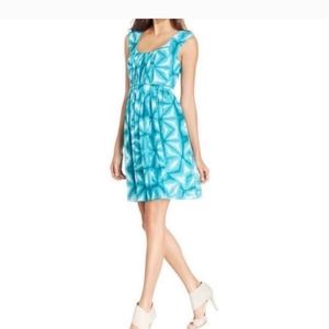 Calvin Klein Pleated Fit N Flare dress sz 6